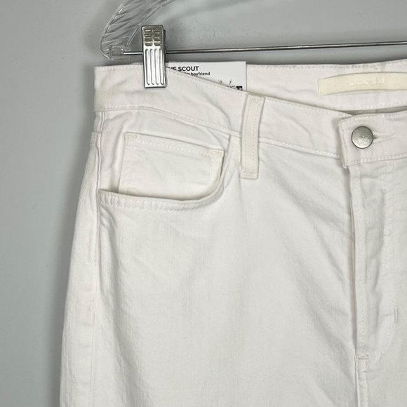 Joes Jeans Womens Scout White Mid Rise Slim Boyfriend Jeans Button Fly size 30 - Picture 6 of 14